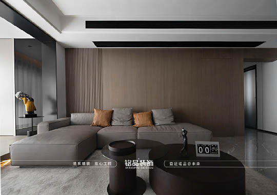 建德山水华庭100²现代简约装修效果图