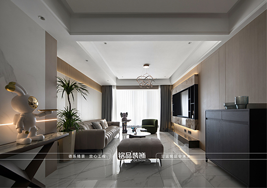建德富春一品225²现代风格装修案例