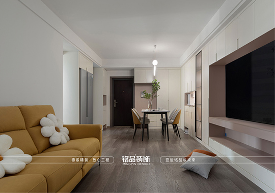 建德江上云起75²简美混搭风格效果图
