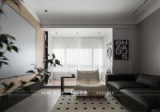 建德一品现代风格120²现代风格效果图